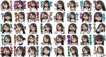  &gt;_&lt; 1girl 774_(nanashi) :&lt;&gt; :p apologizing blush brown_eyes brown_hair chopsticks closed_eyes dark_skin eighth_note food frown hair_ornament hairclip ijiranaide_nagatoro-san jpeg_artifacts laughing line_(naver) looking_down lossy-lossless multiple_views musical_note nagatoro noodles o3o one_eye_closed own_hands_together pointing ramen salute shaded_face sigh smile smirk smug sparkle sparkling_eyes sweat tears thumbs_up tongue tongue_out translated whistling 