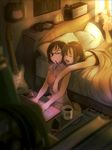  amplifier analog_clock asterisk_(idolmaster) bag bangs bare_shoulders barefoot bed bedroom blurry box brand_name_imitation breasts brown_hair camisole casino_(casinoep) cellphone cleavage clock closed_eyes coffee coffee_mug commentary_request computer couple crop_top cup depth_of_field feet_up food glasses green_eyes guitar headphones highres hug hug_from_behind idolmaster idolmaster_cinderella_girls indoors instrument laptop legs_up light_particles lying maekawa_miku medium_breasts midriff morning mouth_hold mug multiple_girls on_stomach one_eye_closed open_mouth phone pillow pocky poster_(object) screen_light short_hair sitting sleepwear sleepy smartphone soles stratocaster stuffed_animal stuffed_cat stuffed_toy sunlight table tada_riina tank_top the_pose under_covers wince window yawning yuri 
