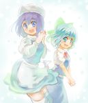  bad_id bad_pixiv_id bangs blue_hair cirno letty_whiterock mamepon multiple_girls touhou 