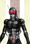  antennae belt highres kaeru_donburi kamen_rider kamen_rider_black kamen_rider_black_(series) male_focus solo 