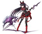  black_hair black_legwear colorized eru_(fuji-xpst650r) gate_-_jieitai_ka_no_chi_nite_kaku_tatakaeri long_hair red_eyes rory_mercury smile solo 