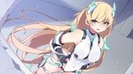  angela_balzac blonde_hair blue_eyes bodysuit expelled_from_paradise long_hair maze_(gochama_ze_gohan) skintight 