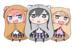  denden himouto!_umaru-chan isshiki_iroha parody yahari_ore_no_seishun_love_come_wa_machigatteiru. yuigahama_yui yukinoshita_yukino 