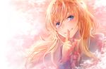  blonde_hair blue_eyes blush close huamuan_huamuan miyazono_kawori seifuku shigatsu_wa_kimi_no_uso tie 