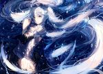  aqua_eyes aqua_hair blue bubbles el hatsune_miku jpeg_artifacts twintails underwater vocaloid water 