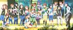  akizuki_ritsuko amami_haruka animal aqua_eyes black_hair blonde_hair blue_hair book bow brown_eyes brown_hair drink futami_ami futami_mami ganaha_hibiki glasses grass green_eyes group hagiwara_yukiho hakozaki_serika hamuzou headband hoodie hoshii_miki idolmaster kikuchi_makoto kisaragi_chihaya kitazawa_shiho leaves long_hair male minase_iori miura_azusa mochizuki_anna nanao_yuriko ponytail producer_(idolmaster) purple_eyes purple_hair satake_minako shijou_takane short_hair shorts summer tagme_(artist) takatsuki_yayoi towel twins twintails wink wristwear yabuki_kana yokoyama_nao 