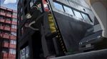  animated animated_gif black_hair cellphone crazy durarara!! jacket laughing lowres male_focus orihara_izaya phone short_hair stomping 