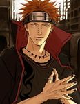  akatsuki_(naruto) akatsuki_uniform forehead_protector headband lily_(artist) lowres male_focus naruto naruto_(series) naruto_shippuuden pain_(naruto) solo 