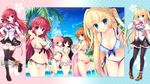  alia&#039;s_carnival asamiya_shiina ass bikini breasts cameltoe cleavage game-style group logo mitha nanao_naru nanawind ousaka_asuha pantyhose pool saijo_karin sakurakouji_tsukuyomi seifuku shinomori_yumi swimsuit thighhighs underboob 