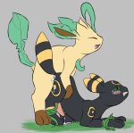  all_fours anal anal_penetration animal_genitalia bdsm black_fur blush bondage bound cum digital_media_(artwork) doggystyle duo eeveelution feral from_behind_position frostyribbons fur leafeon male male/male male_penetrating nintendo nude open_mouth orgasm penetration penis pok&eacute;mon pok&eacute;mon_(species) questionable_consent restrained sex simple_background tears umbreon video_games 