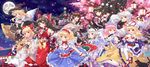  alice_margatroid animal animal_ears black_hair blonde_hair blue_eyes bow braids brown_hair dress group hakurei_reimu hat headband himekaidou_hatate horns ibuki_suika inubashiri_momiji japanese_clothes kirisame_marisa konpaku_youmu long_hair miko moon myon night pc9527 petals phone pink_eyes pink_hair purple_eyes red_eyes saigyouji_yuyuko shameimaru_aya sheep short_hair sword touhou weapon white_hair wings witch witch_hat wolfgirl yakumo_yukari yellow_eyes 