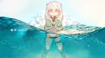 anthropomorphism dress gloves kantai_collection northern_ocean_hime panties underwear water yotsuyu 