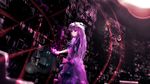  bow dress dyolf hat long_hair mage magic patchouli_knowledge purple_hair touhou 