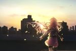  city domik ia long_hair skirt thighhighs vocaloid 