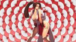  breasts cleavage fan king_of_fighters ogami shiranui_mai 