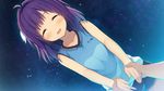  akinashi_yuu ao_no_kanata_no_four_rhythm game_cg ichinose_rika night sky stars 