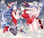  2girls christmas kaki_s karin_(p&amp;d) nephthys_(p&amp;d) puzzle_&amp;_dragons tagme 