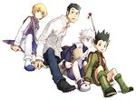  comet_(teamon) gon_freeces hunter_x_hunter killua_zaoldyeck kurapica leorio white 