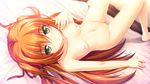  akabeisoft3 akizora_momiji bed blush breasts dekinai_watashi_ga_kurikaesu game_cg green_eyes iwadeyama_miki nipples nude orange_hair uncensored 