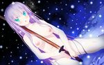  astralair_no_shiroki_towa blue_eyes censored favorite game_cg mizunose_kotori nipples nude purple_hair shida_kazuhiro sword tagme weapon wet 