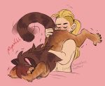  adora alternate_species anal anthro ass_up black_nails blonde_hair blush breasts brown_fur brown_hair catra cieldoberman colored_nails domestic_cat dragonsmooches duo eyes_closed felid feline felis female female/female fur furrification hair hand_on_tail human human_on_anthro interspecies mammal motion_lines nipples oral ponytail princesses_of_power rimming sex simple_background tail_grab text whiskers 
