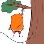  death doma_umaru hamster_costume hanging himouto!_umaru-chan komaru non-web_source tree 