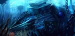  chain copyright_request explosive eytan_zana fish mine_(weapon) naval_mine no_humans scenery seaweed shipwreck underwater 