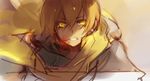  bad_id bad_pixiv_id blonde_hair durarara!! face i-riya kida_masaomi male_focus solo tears teeth yellow_eyes 