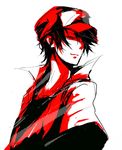  ayakita_(def) bad_id bad_pixiv_id baseball_cap black_hair hat male_focus pixiv_red pokemon pokemon_(game) red_(pokemon) red_(pokemon_rgby) red_eyes smile solo 