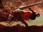  angel berserk demon dragonslayer_(sword) epic faux_traditional_media femto god_hand_(berserk) griffith guts sword weapon 