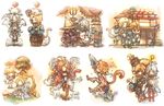  black_mage final_fantasy final_fantasy_ix kuja mikoto_(ff9) moogle vivi_ornitier zidane_tribal 