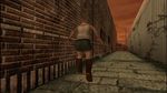  1girl 3d ass blonde_hair boots crate crates female fence hack heather_mason legs miniskirt outdoors short_hair silent_hill silent_hill_3 skirt sky sleeveless solo turtleneck vest wall watch wristband 