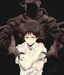  ajin_(sakurai_gamon) black_hair ibm_(ajin) koitsu_(blue) nagai_kei red_eyes school_uniform short_hair 