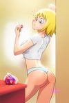  1girl ass blonde_hair blue_eyes panties patricia_thompson soul_eater underwear 