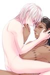  2boys abs blush hidan kakuzu konikou_(konico) male_focus multiple_boys muscle naruto nude pecs tagme undressing yaoi 