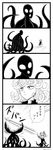  downtown_no_gaki_no_tsukai_ya_arahende!! geluganshp greyscale highres housei_my_friend monochrome one-punch_man rao_ruki tatsumaki translated 