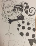  1boy 1girl age_difference brother_and_sister charlotte_flampe charlotte_katakuri one_piece siblings size_difference smile 