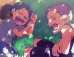  2boys age_difference charlotte_katakuri monkey_d_luffy multiple_boys one_piece 