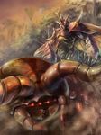  bug edobox glowing glowing_eyes insect no_humans pixiv_fantasia pixiv_fantasia_4 