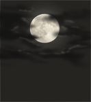  cloudy_sky comic full_moon moon moonlight night night_sky no_humans sky taikyokuturugi touhou yuri 