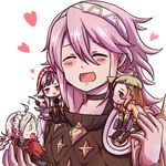  4girls animal_ears artist_request breasts chibi eponine_(fire_emblem_if) eyes_closed female fire_emblem fire_emblem_if multiple_girls nintendo ophelia_(fire_emblem_if) pink_hair pixiv_manga_sample smile soleil_(fire_emblem_if) velour_(fire_emblem_if) 