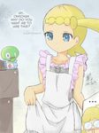  brother_and_sister citron_(pokemon) cosplay eureka_(pokemon) maid maid_costume nosebleed pokemon pokemon_(anime) siblings tagme zygarde_core 