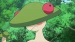  animated animated_gif blush breloom floette flower pokemon pokemon_(anime) 