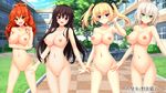  4girls areolae artist_request asuhara_yuuki blonde_hair blush breasts brown_eyes brown_hair character_request female game_cg green_eyes harukaze_(company) kuroki_michi large_breasts lineup long_hair looking_at_viewer multiple_girls navel nipples nora_princess_and_stray_cat nora_to_oujo_to_noraneko_heart nude oozora_itsuki patricia_of_end puffy_nipples purple_eyes pussy red_eyes red_hair shachi_yuri smile standing uncensored white_hair 