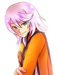  1girl blue_eyes capelet coat pink_hair refill_sage short_hair smile tales_of_(series) tales_of_symphonia 