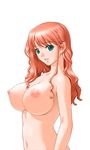  1girl ane_to_boin breasts female hanamaru_lemon large_breasts nude sano_toshihide simple_background solo upper_body 