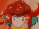  animated animated_gif brown_eyes face gloom green_hair imite_(pokemon) looking_at_viewer pokemon pokemon_(anime) twintails 