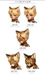  androgynous animal_ears cat cat_ears chart collar diagram extra_ears furry original partially_translated po-ju pun translation_request white_background 