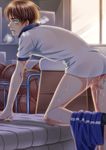  1boy aftersex anal ass blush cum cum_in_ass cum_on_ass cumdrip drooling eren_yeager male_focus naughty_face saliva school shingeki_no_kyojin solo steam student sweat undressing yaoi yomi_(killer_show01) 