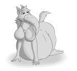  2020 5_fingers 5_toes abdominal_bulge all_fours ambiguous_gender ambiguous_prey anthro anthro_pred barefoot belly big_belly big_breasts big_butt biped breasts butt canid canine cheek_tuft digital_drawing_(artwork) digital_media_(artwork) duo faceless_ambiguous faceless_character facial_tuft featureless_breasts feet female female_focus female_pred fingers fluffy fluffy_tail fox front_view fur fur_tuft greyscale half-closed_eyes head_tuft huge_breasts huge_butt hyper hyper_belly in_mouth inner_ear_fluff looking_down mammal monochrome narrowed_eyes neck_bulge neck_tuft nude open_mouth oral_vore overweight overweight_anthro overweight_female paws raised_tail same_size_vore scales scalie scaliecrocs side_view simple_background small_tail soft_vore solo_focus thick_thighs three-quarter_view toes tuft vore white_background wide_hips 